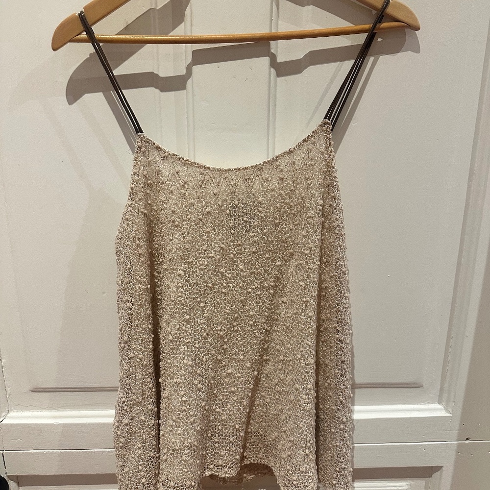 Anthropologie sweet glimmer tank